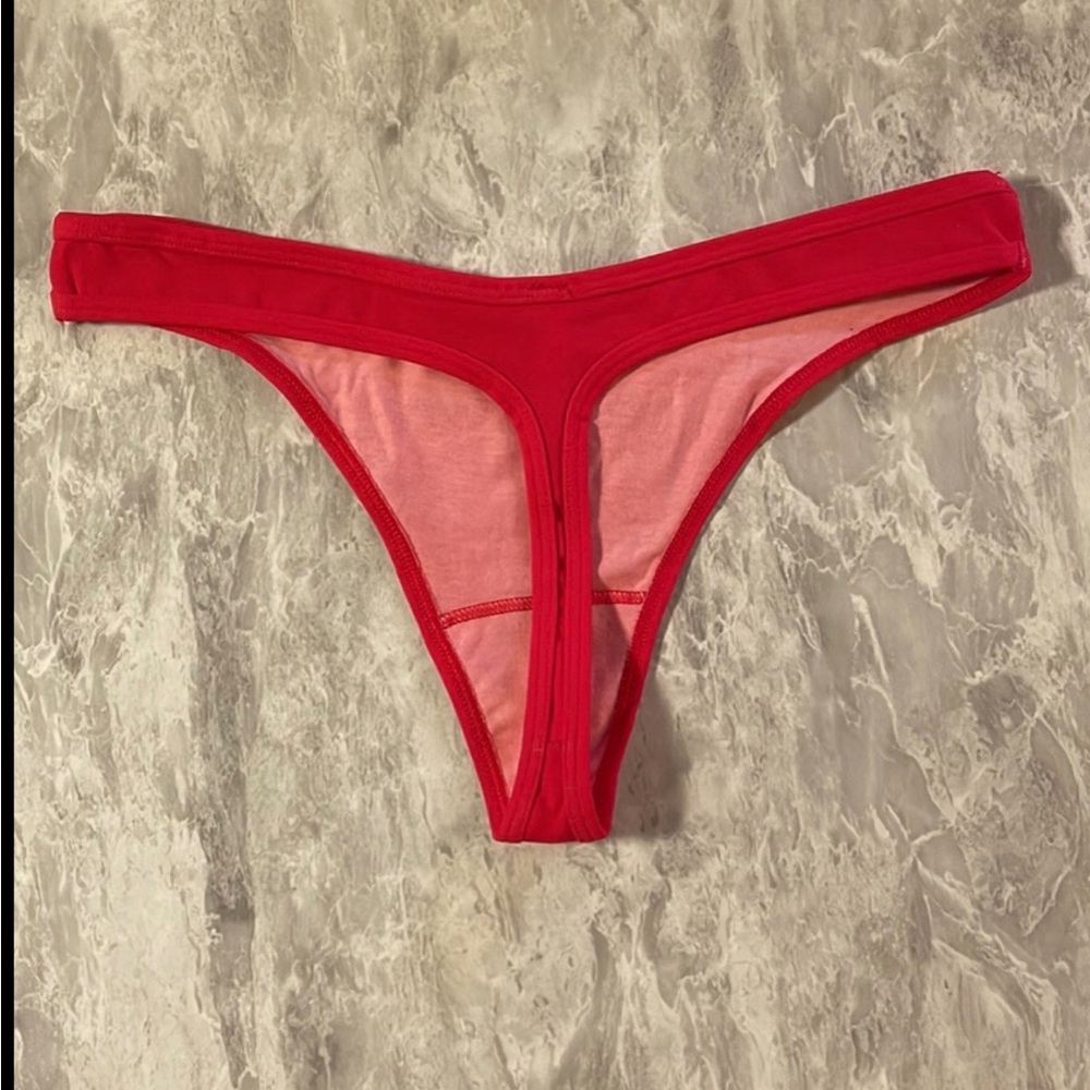 New Victorias Secret Pink Panty Thong‎ Large